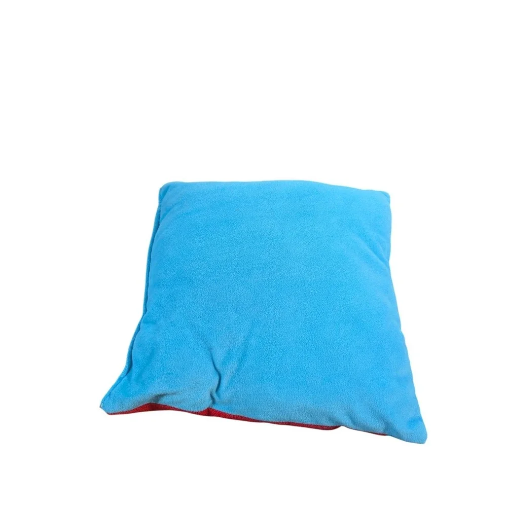 Vintage 90's Disney Winnie The Pooh Throw Pillow Blue 13 Inch Square